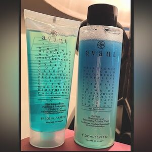Avant Blue Volcanic Skincare Set-Cleansing Gel & Bi-Phase Micellar Water